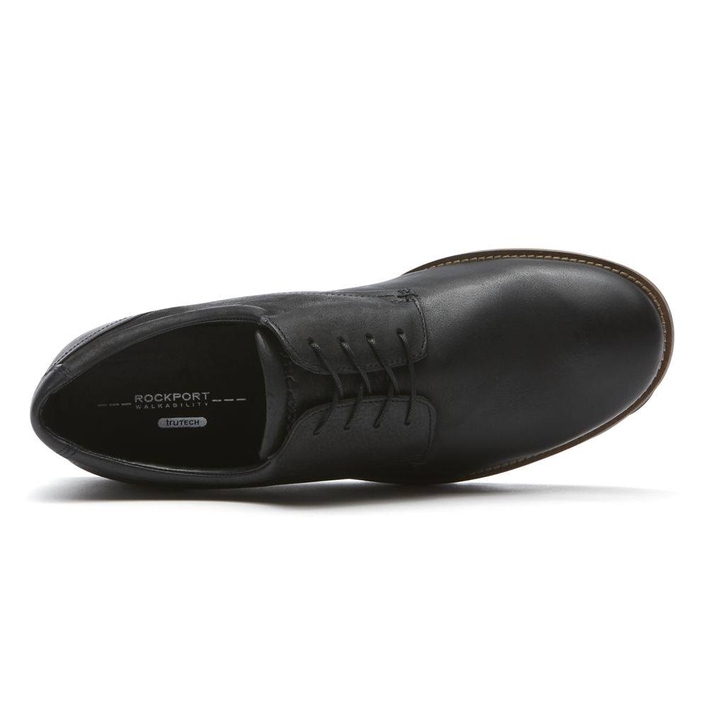 Rockport Oxfords For Mens Black - Sharp & Ready Colben - MF9137824